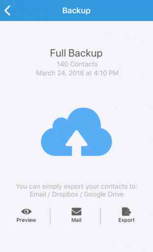 Contact Manager & Backup 3