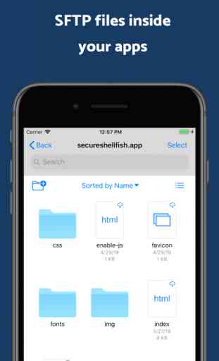 Secure ShellFish - SFTP client 1