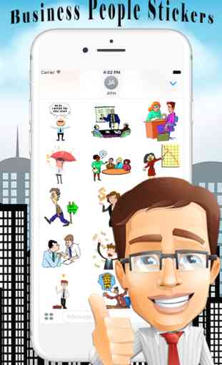 Professional Business People At Work Emoji Sticker 1