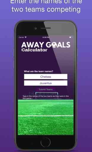 Away Goals Calculator 1
