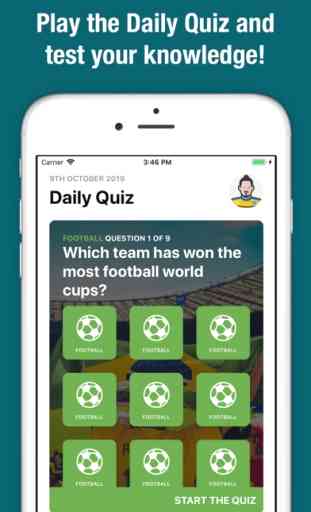 Daily Soccer Quiz 1