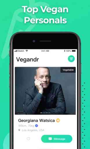 Vegandr - Vegan Dating App 1