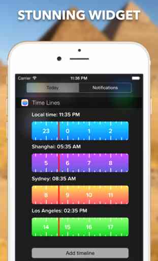 Time Lines - World Clock With Widget 2