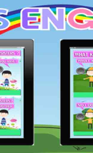 Learning English Conversation - Speaking and Listening Vocabulrary English   For Kids and Kindergarten Free 2