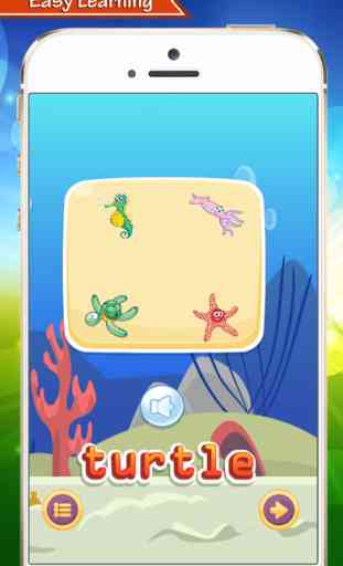Learning english vocabulary reading and listening for kids for sea animals 3