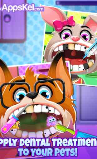 Little Nick's Pets Dentist Story – The Animal Dentistry Games for Kids Free 4