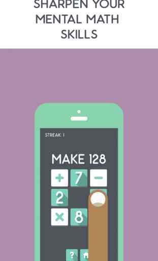 Make The Number - A Fast Paced Math Puzzle Game Like 24 For All Ages From Child To Adult That Is Better Than Flash Cards 1