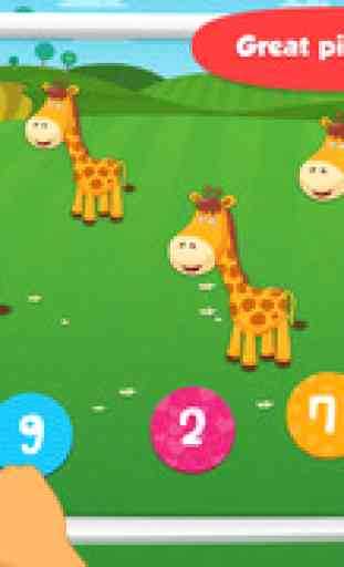 Math Games & Preschool Educational Games-123 Numbers, Free Learning App For Kids to learn 4