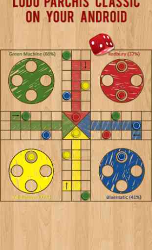 Ludo Parchis Classic Woodboard 1