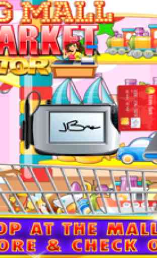 Mall & Shopping Supermarket Cash Register Simulator - Kids Cashier Games FREE 2