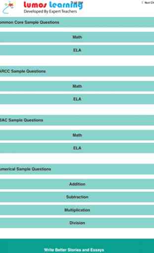 Math ELA Grade 3 - Common Core,PARCC,SBAC Practice 2