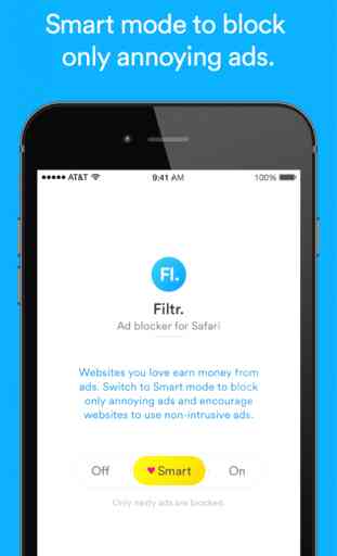 Filtr - Ad blocker for Safari 1