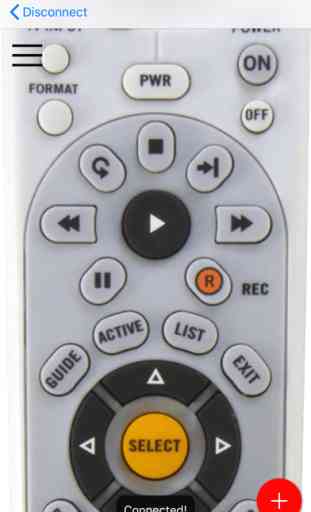Remote control for DirecTV 2