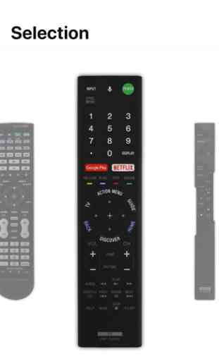 Remote control for Sony 3