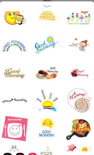Good Morning Stickers 2018 3