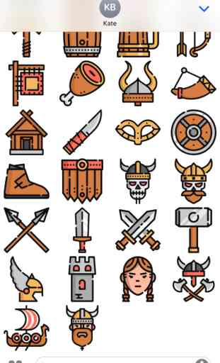 Vikings Stickers Emojis 3