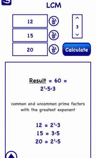 LCM GCD Prime Factor Math 3