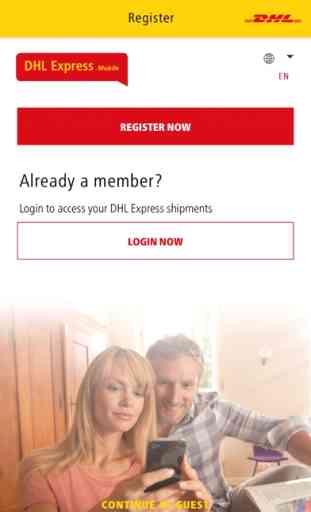 DHL Express Mobile App 2