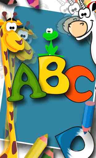 Alphabet Coloring Book Games  Learn Letters 1