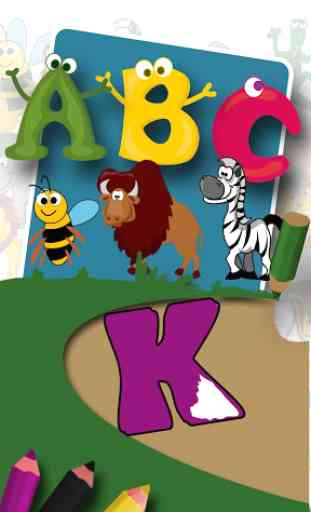 Alphabet Coloring Book Games  Learn Letters 2