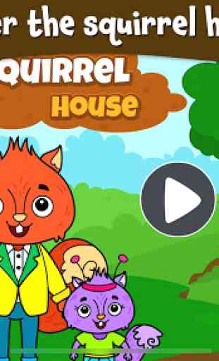 Animal Town - My Squirrel Home for Kids & Toddlers 1
