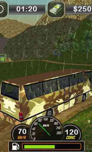 Army Bus Driving 2019 - Military Coach Transporter 3