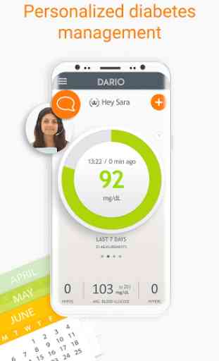 Blood Sugar Meter & Diabetes Tracker by Dario 1