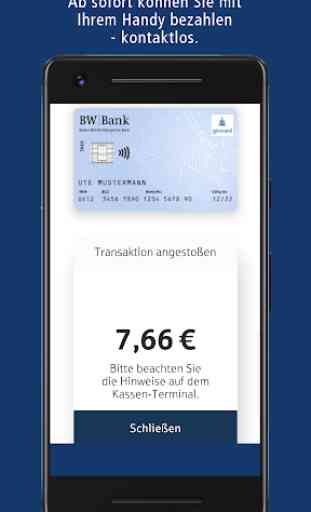BW-BankCard pay - Mobiles Bezahlen mit der BW Bank 4