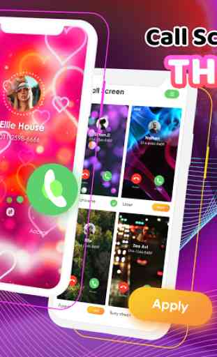 Call Screen Themes - Caller Screen, Color Phone 4