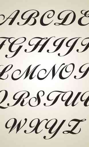 Calligraphy Lettering 1