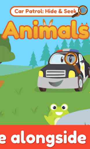 Car Patrol Hide & Seek: Preschool Animals Safari 1