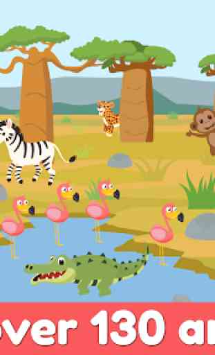 Car Patrol Hide & Seek: Preschool Animals Safari 2