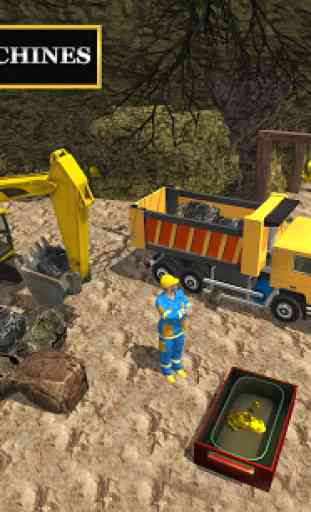 Cave Mine Construction Sim: Gold Collection Game 1