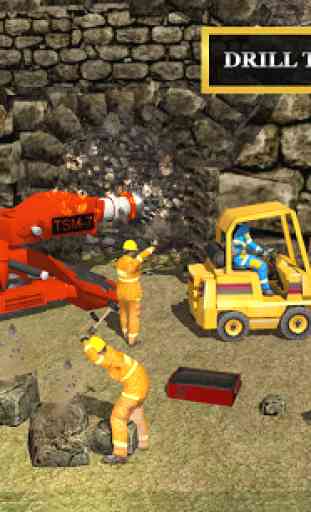 Cave Mine Construction Sim: Gold Collection Game 4