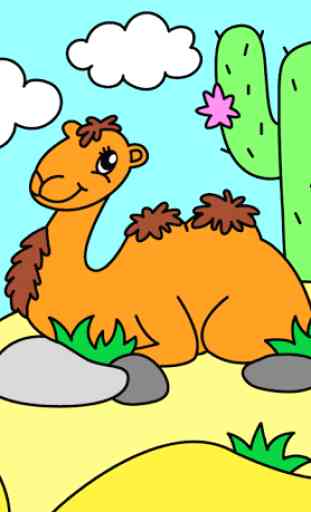 Coloring pages for children: animals 2
