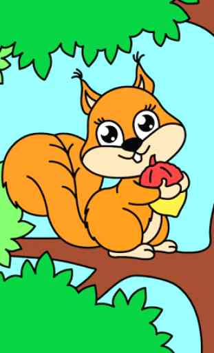 Coloring pages for children: animals 3