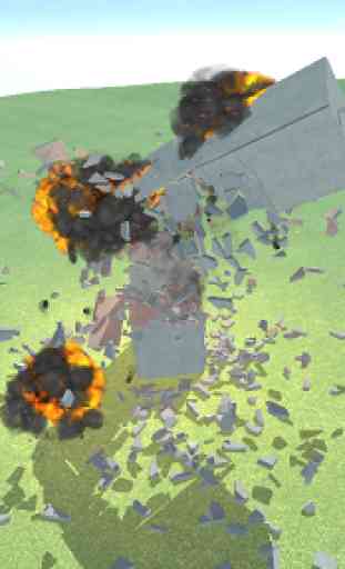 Destruction physics: explosion demolition sandbox 1