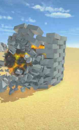 Destruction physics: explosion demolition sandbox 4