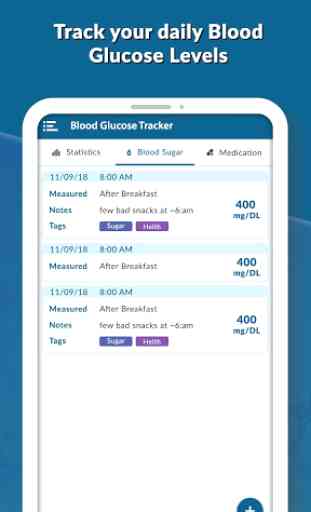 Diabetes Diary - Blood Glucose Tracker 3
