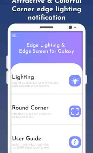Edge Lighting & Edge Screen for Galaxy 3