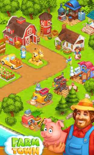 Farm Town: Happy village near small city and town 2