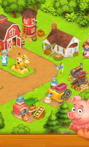 Farm Town: Happy village near small city and town 4
