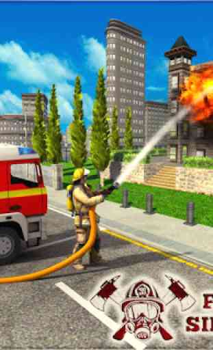 Firefighter Simulator 2018: Real Firefighting Game 3