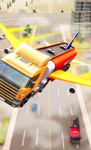 Flying Oil Tanker Transporter Truck Simulator Game 3