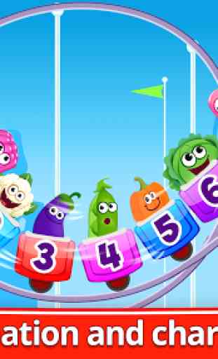 Funny Food 123! Kids Number Games for Toddlers 3
