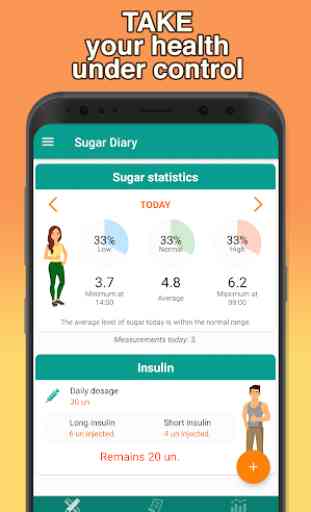 Glucose tracker & Diabetic diary. Your blood sugar 1