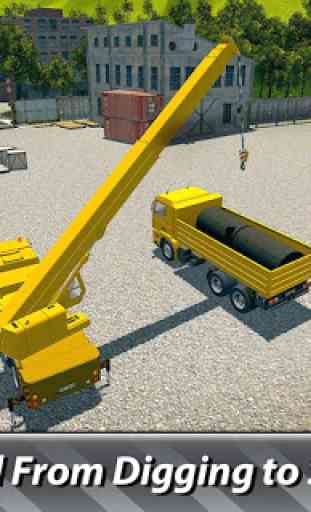 House Building Simulator: try construction trucks! 3