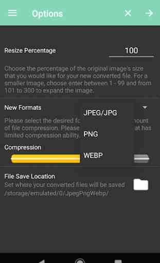 JPEG > PNG Converter: BMP GIF JPG WEBP 4
