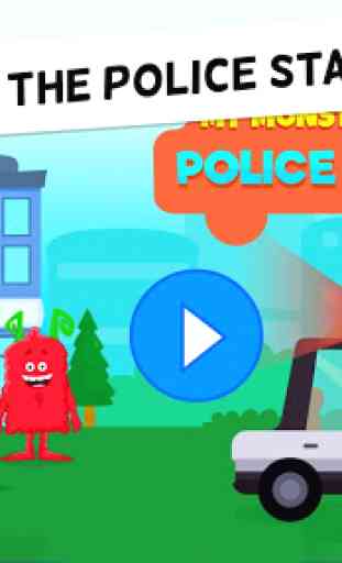 My Monster Town - Police Station Games for Kids 1