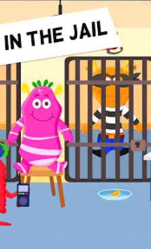 My Monster Town - Police Station Games for Kids 3